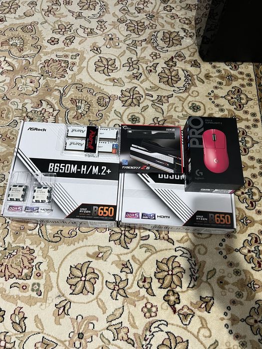 Комплект 7800х3d и b650m+ssd