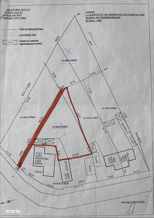 Teren intravilan, 2 Parcele à 937 mp (1.874 mp) Zalau, Str. Porolissum