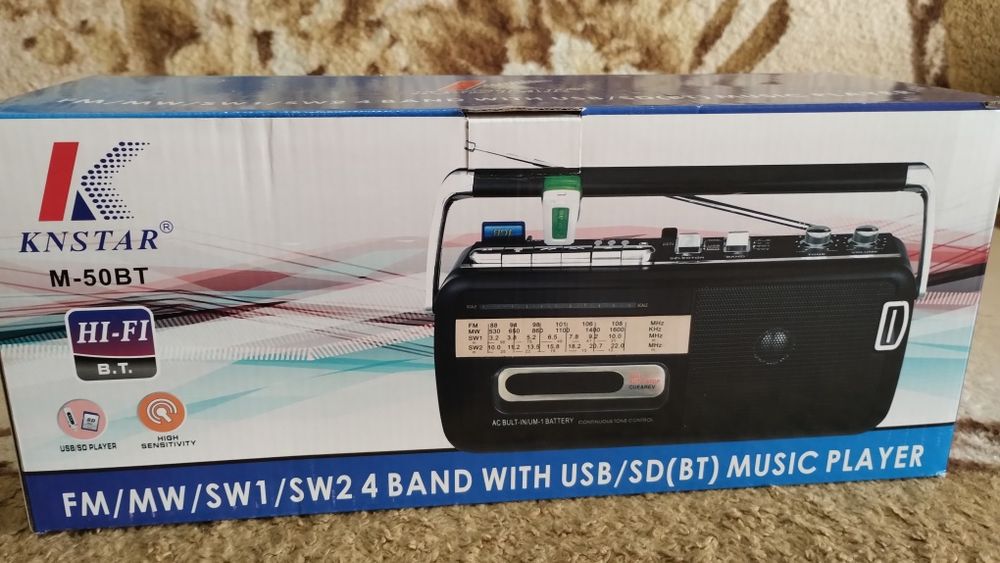 Продам новый магнитофон