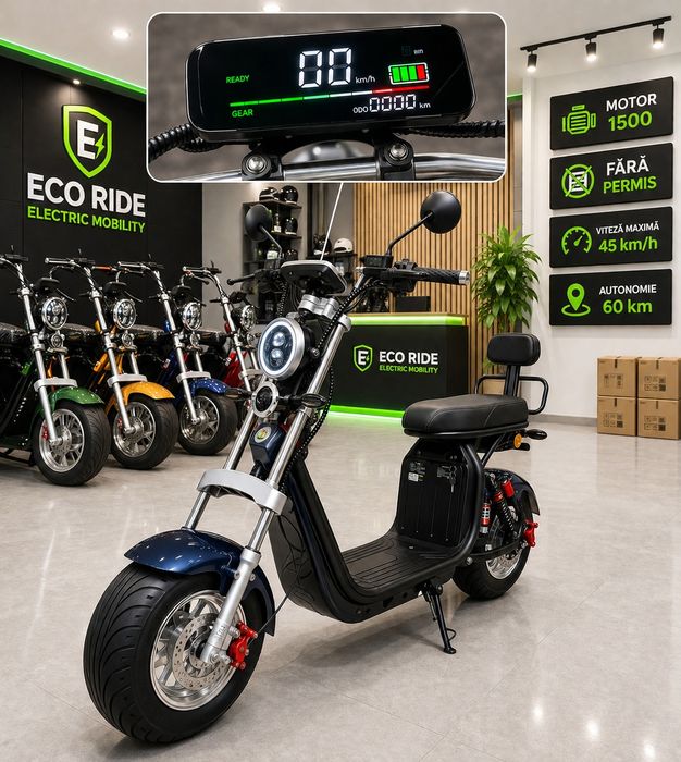 Scuter electric/Scuter Harley Blak edition