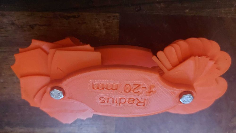Lera radiala din plastic dur pentru raza - concava si convexa