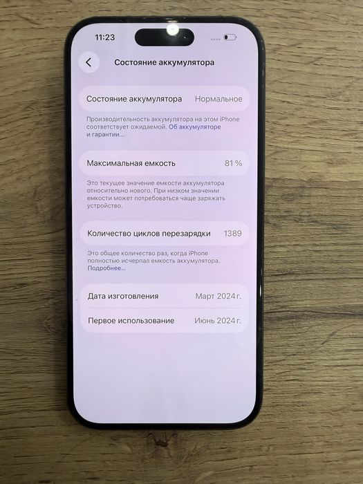 Iphone 15 pro 128 гб без ремонт