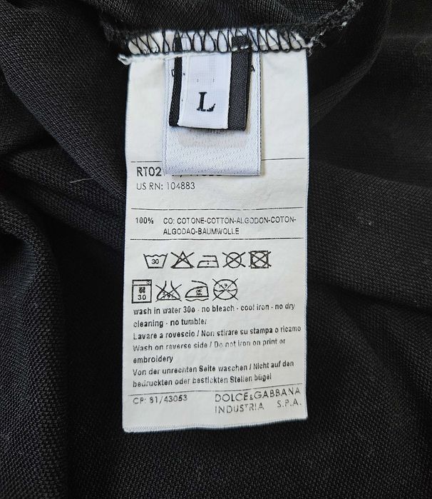 Мъжка тениска Dolce & Gabbana Polo - L