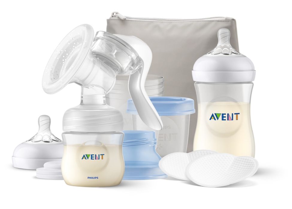 NOU Set cu pompa manuala san Philips-AVENT SCF430/16