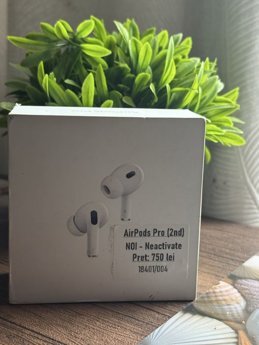 Casti Apple Airpods Pro (2nd Generation) Carcasa MagSafe (USB-C) -