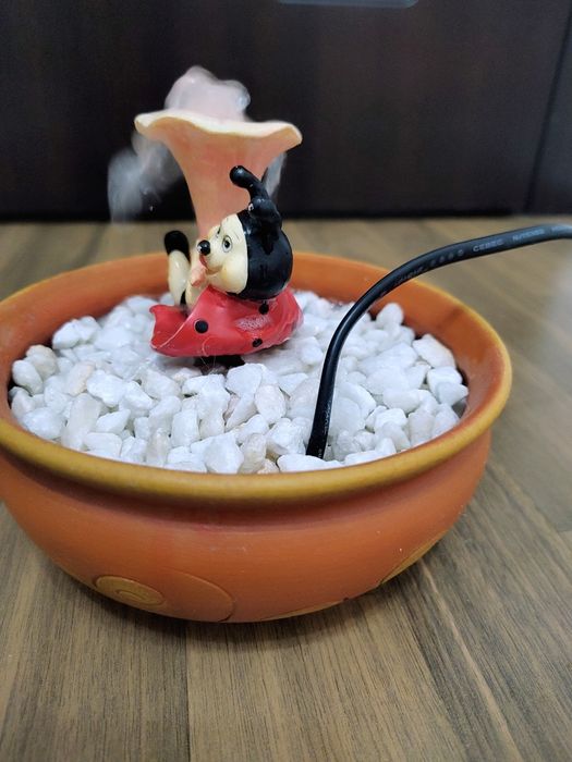 Fântână decorativă de interior cu buburuză