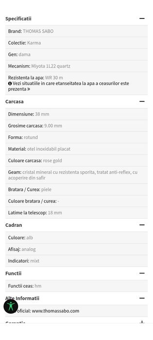 Ceas Thomas Sabo Karma