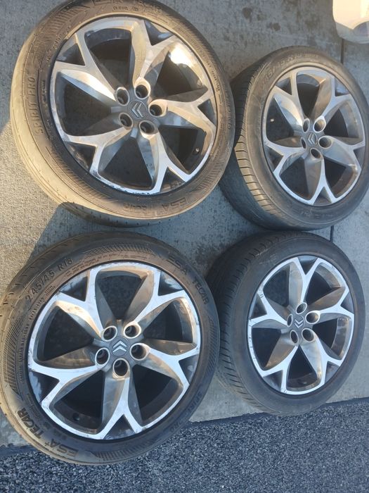 Джанти от Citroen C5 с летни гуми ДОТ.1325