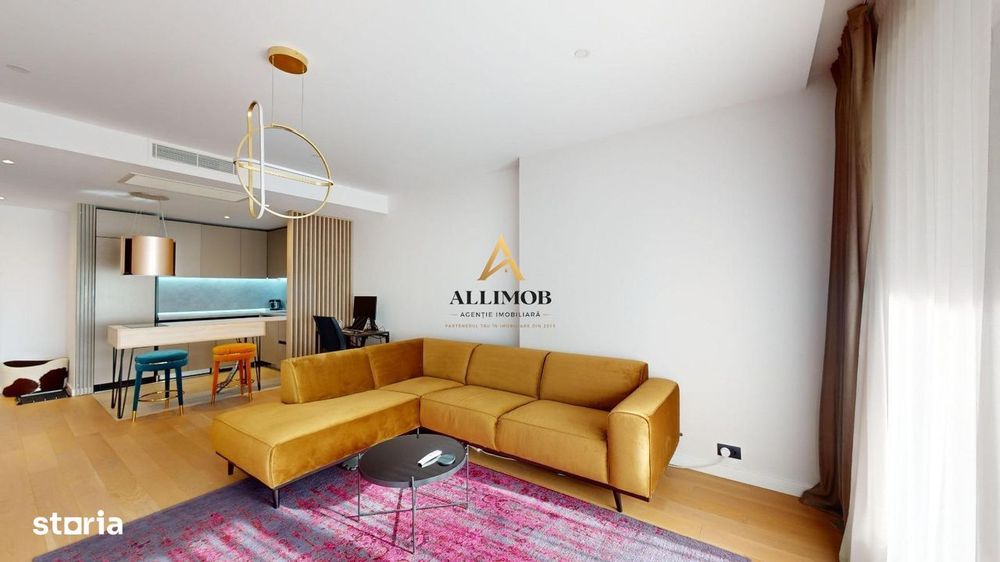 One Herastrau Towers | Apartament premium cu 2 camere, terasa 24 mp |