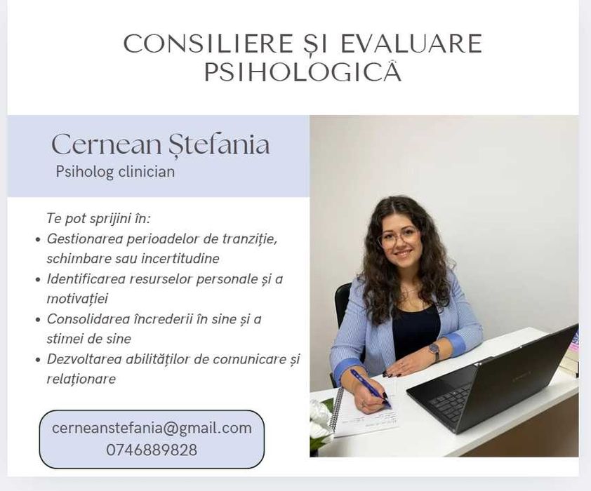 Servicii psihologice - evaluare și consiliere