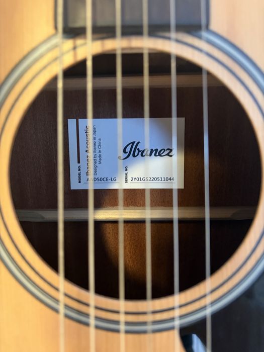 Електро-акустична китара Ibanez AAD50CE-LG
