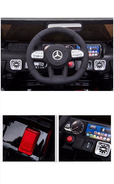 Акумулаторен джип Mercedes Benz G63 меки гуми акумулаторни джипове