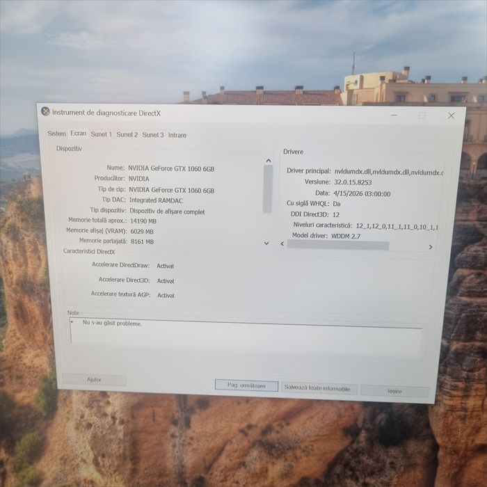 Unitate I7-6700k, Gtx 1060 6Gb