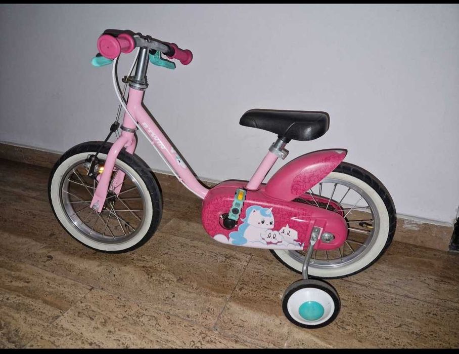 Bicicleta BTWIN 14 inch roz fete