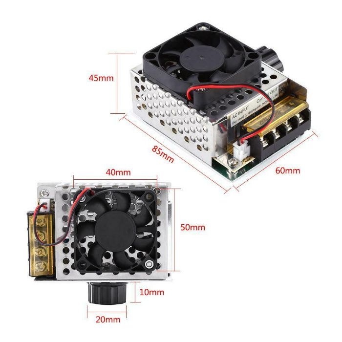 Variator tensiune regulator turatie pentru motor 4KW/220V. Nou ambalat