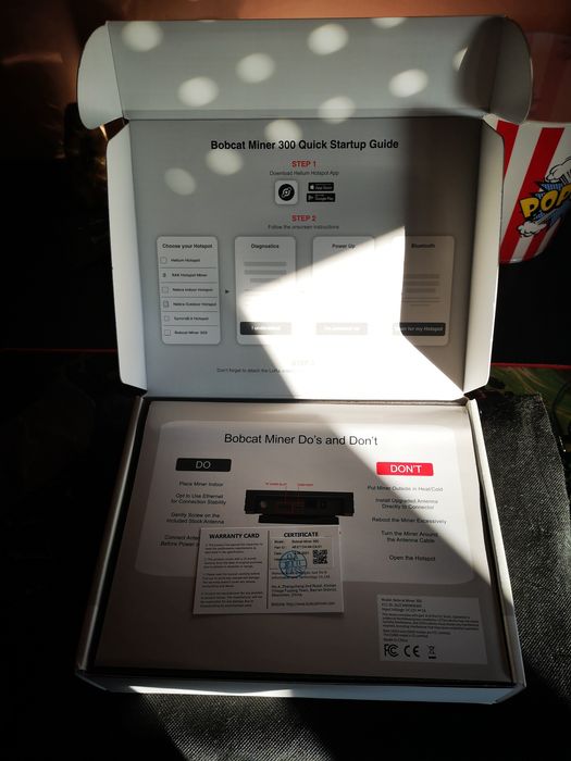 Crypto Miner Bobcat 300 perfect (HNT Miner)