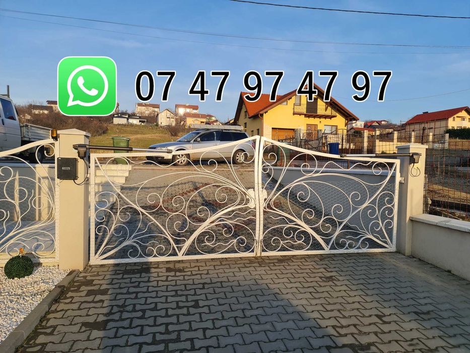 Automatizare poarta batanta culisanta sina Motorline montaj Bistrita