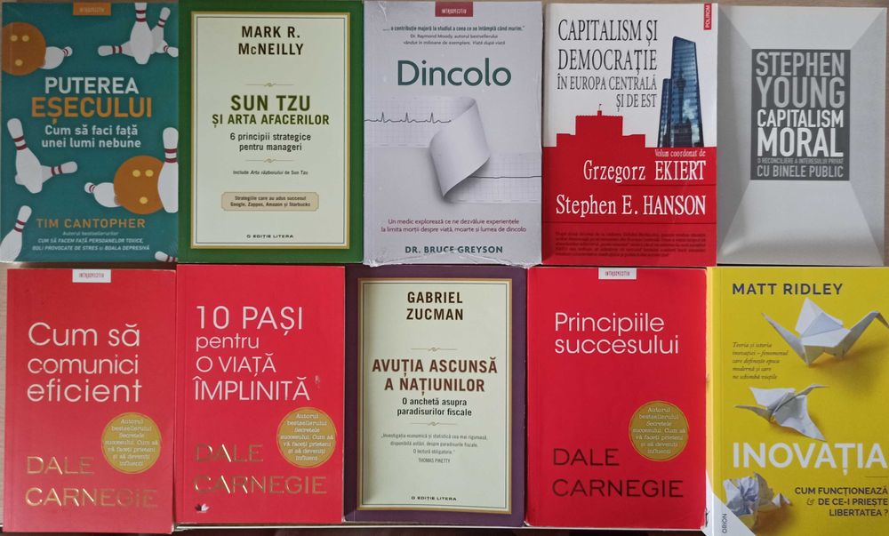 Carti dezvoltare personala, psihologie, sanatate, economie (lichidare biblioteca)