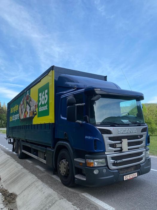 Scania P250 prelată 9.70 m spațiu de încărcare