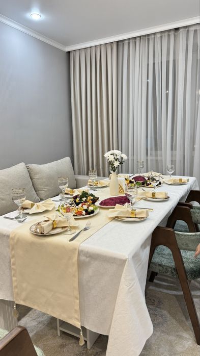 Раннер дорожка, салфетки, кольца