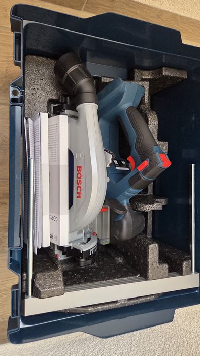 Fierastrau circular Bosch GKS18V-57-2 GX + sina 1,1m,in garantie