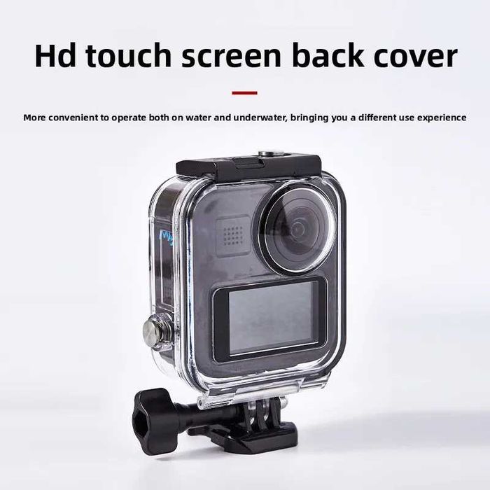 Carcasa subacvatica waterproof 45m camera actiune GoPro MAX 360 2025 5.6K