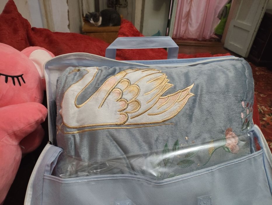 Зимнее постель вилюр