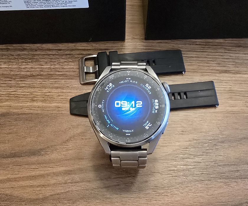 Huawei Watch 3 Pro Titanium – smartwatch premium, eSim, stare foarte b