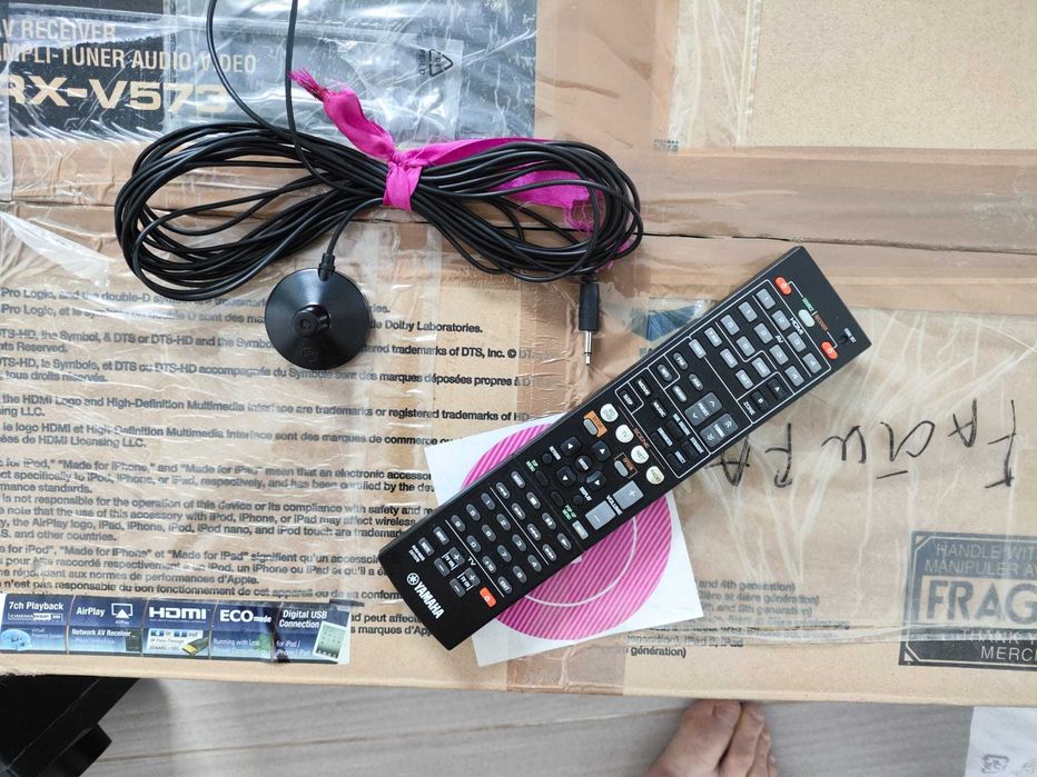 Receiver Yamaha RX-V573 - 7.1 ch AV cu HDMI extra Ypao