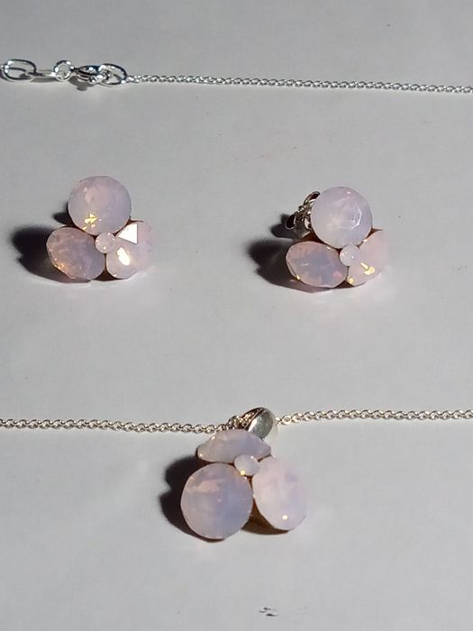 Set argint 925 cu cristale Swarovski