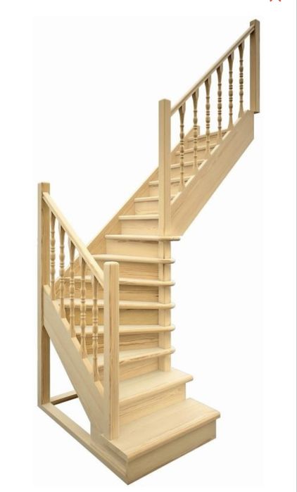 Лестница деревянная