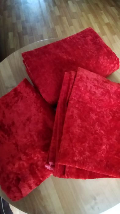 плюш советский красный как покрывало