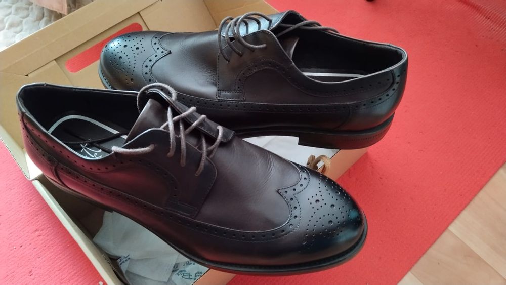 Новые кожаные броги Respect