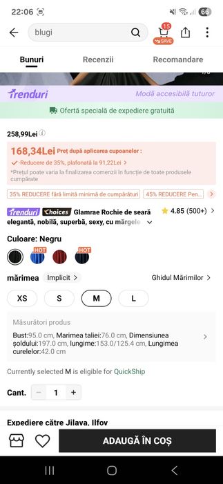 Rochie lunga dama