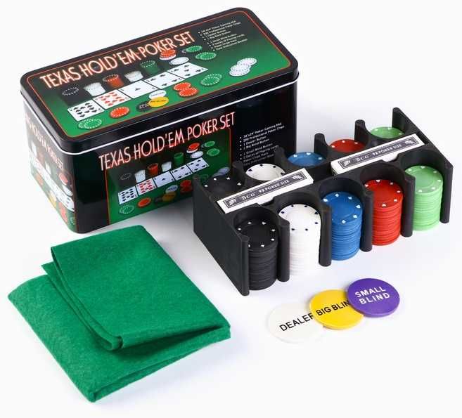 Покерный набор в алюминиевом кейсе