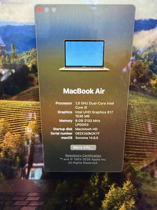 MacBook Air A1932 8/128