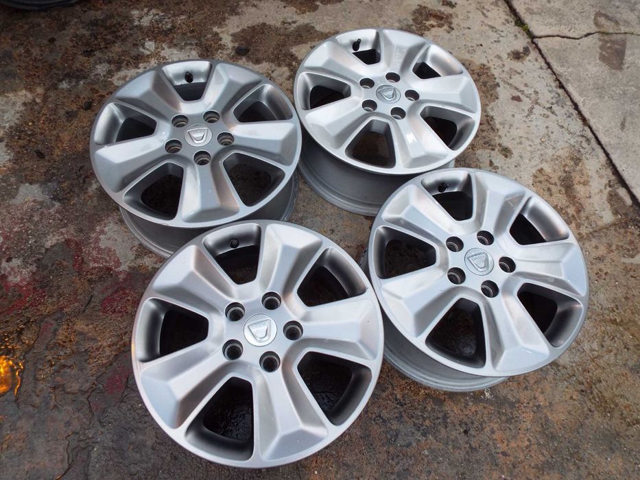 vand 4 jante pe 16" originale dacia duster + senzori presiune pret 2000ron