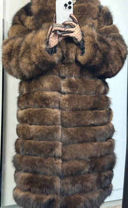 Шуба песец трансформер