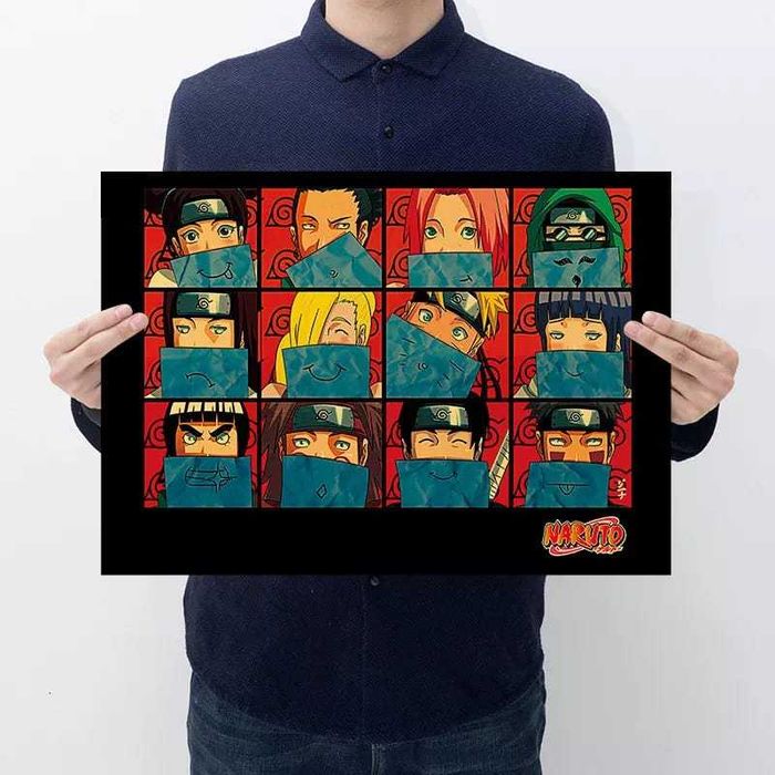 Poster naruto anime cartonat diverse modele