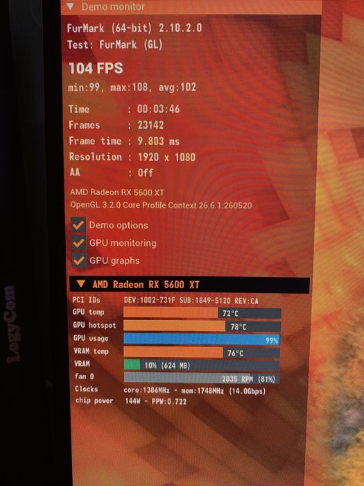 Видеокарта rx5600xt challenger