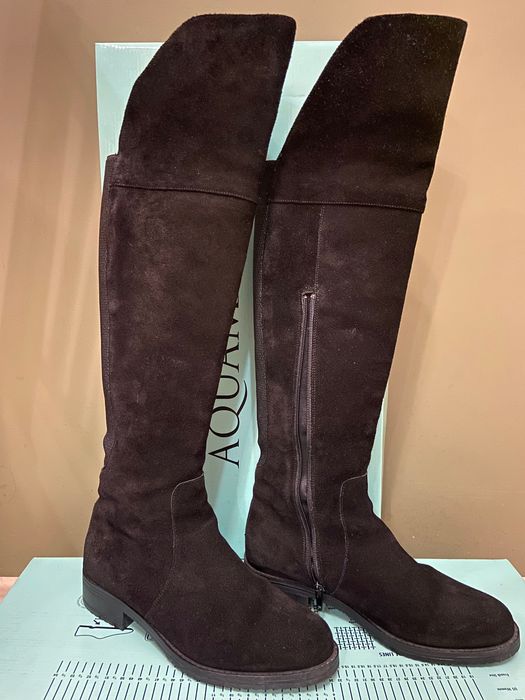 Велурени ботуши AQUAMARINE