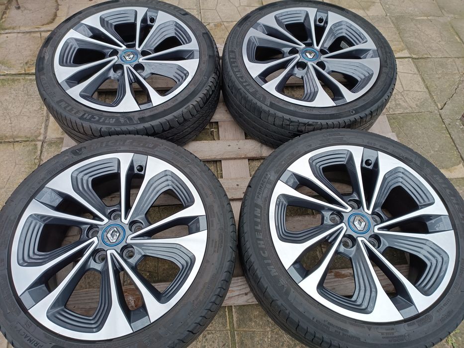 Лети джанти 17ки 5х114.3 Renault + летни гуми Michelin