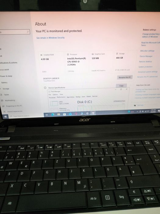 Laptop Acer TravelMate P253-E