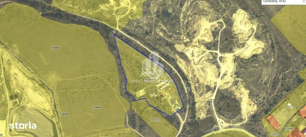 Teren intravilan 59.072 mp – zonă industrială Ovidiu,