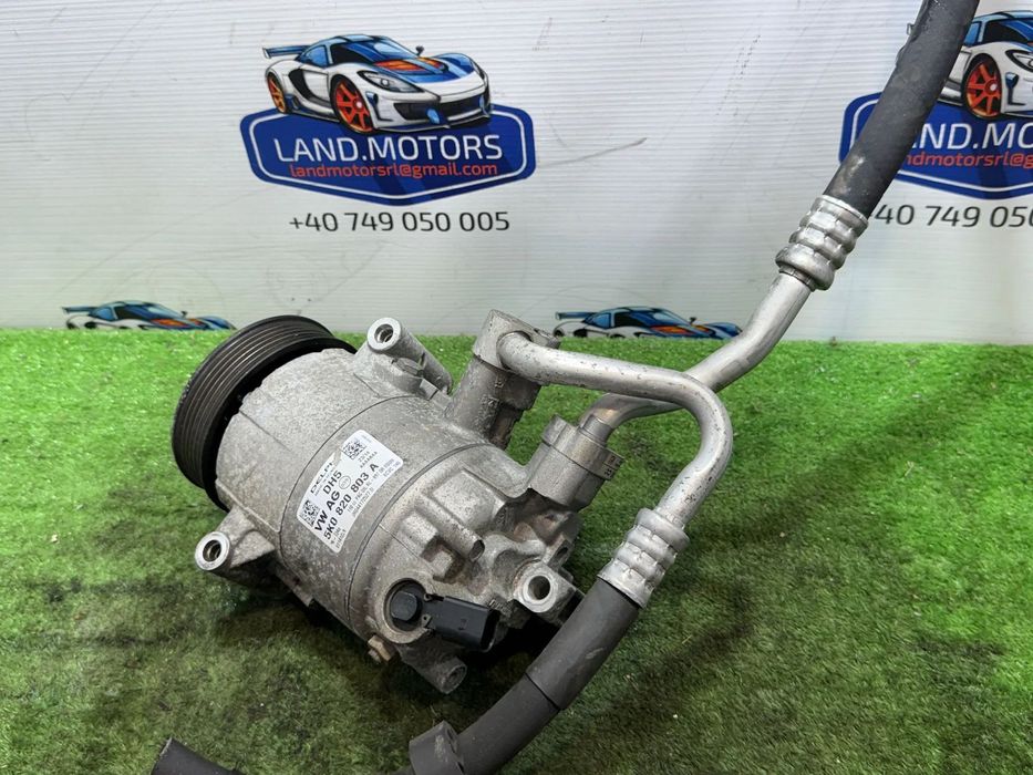 COMPRESOR AC VOLSKWAGEN PASSAT BlueMotion 2.0 DIESEL 2014 COD OEM 5K0820803A / BERLINA 2010-2014