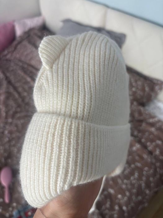 Детская тёплая шапка | новая | 9 мес – 2 года