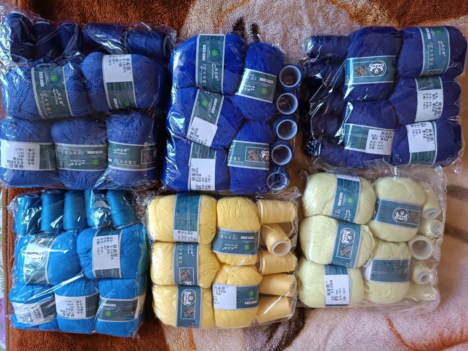 Продам пряжу пух норки