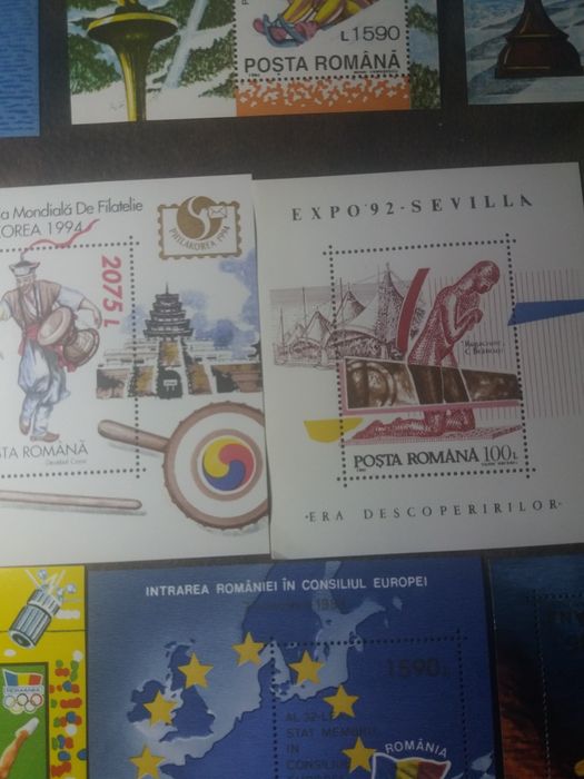 Timbre romanesti nestampilate