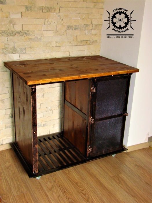 Comoda, bar, minibar STIL INDUSTRIAL, steampunk