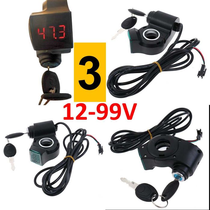 Acceleratie bicicleta electrica cu display 12-99V. Noi ambalate!